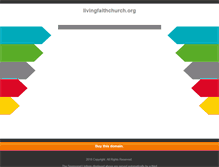 Tablet Screenshot of livingfaithchurch.org